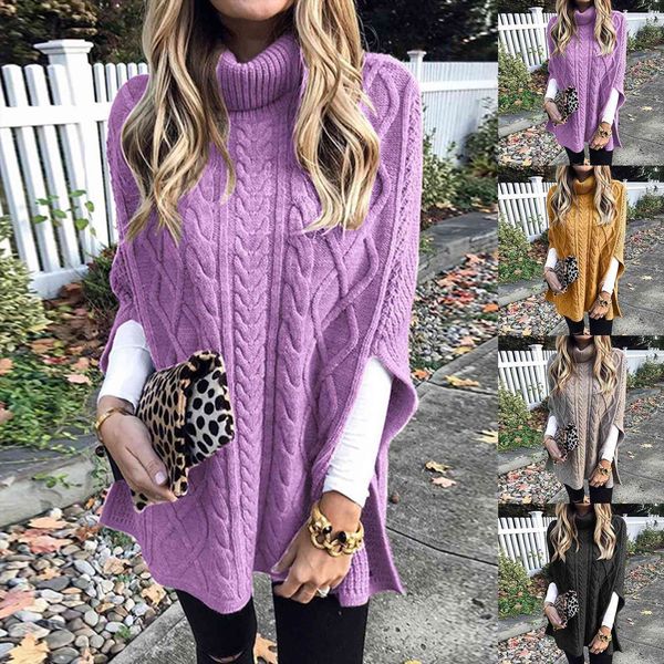 women autumn solid color sweaters turtle neck twist braid knitted shawl sweater pullover clothing, White;black
women autumn solid color sweaters turtle neck twist braid knitted shawl sweater pullover clothing, White;black