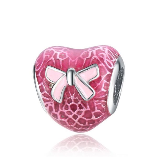 1pcs cutebow heart pendant diy beads adapting to original pandora charm bracelet ladies jewelry making gifts, Silver
1pcs cutebow heart pendant diy beads adapting to original pandora charm bracelet ladies jewelry making gifts, Silver