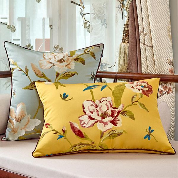 high precision embroidery jacquard pillow mahogany sofa cushion pillowcase headboard large back cover case
high precision embroidery jacquard pillow mahogany sofa cushion pillowcase headboard large back cover case