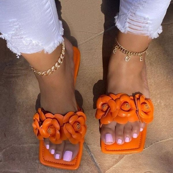 slippers women summer latest beautiful flower 2021 orange comfortable sandal open toe beach fashion solid color shoes, Black
slippers women summer latest beautiful flower 2021 orange comfortable sandal open toe beach fashion solid color shoes, Black