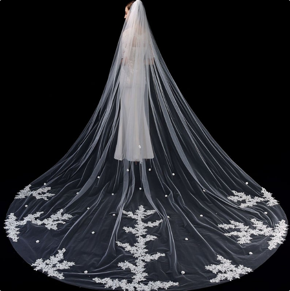 bridal veils one layer flower applique lace veil,elegant cathedral wedding veil,lace veil,wedding veil, Black
bridal veils one layer flower applique lace veil,elegant cathedral wedding veil,lace veil,wedding veil, Black