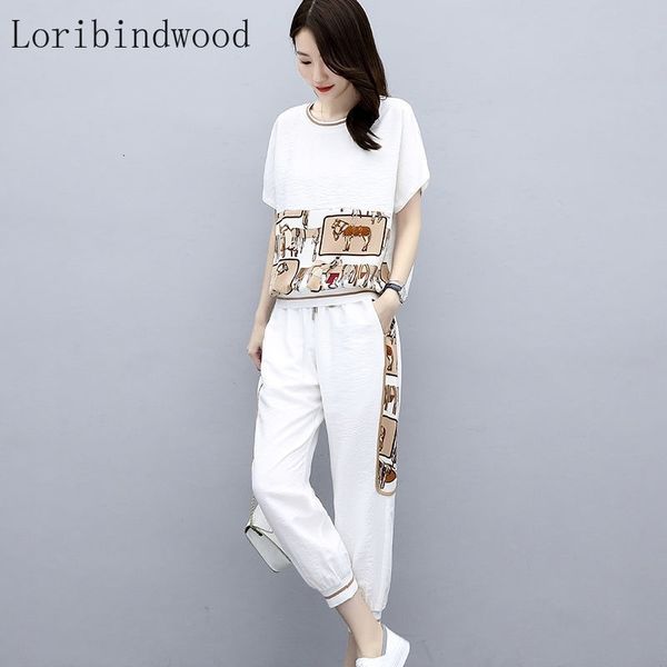 women's two piece pants sports western style suit women's size summer loose slim casual short sleeve aging two-piece 52vv, White
women's two piece pants sports western style suit women's size summer loose slim casual short sleeve aging two-piece 52vv, White