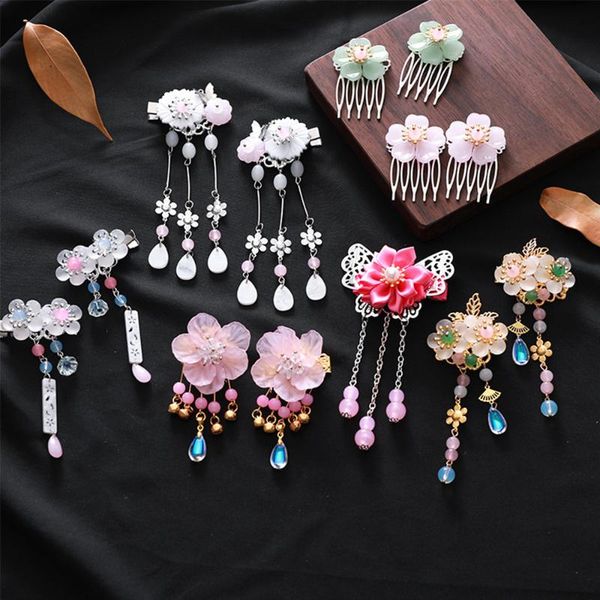 hair accessories 1pcs/2pcs antiquity chinese hairpins girls flowers comb clip tassel clips kids headwear, Slivery;white
hair accessories 1pcs/2pcs antiquity chinese hairpins girls flowers comb clip tassel clips kids headwear, Slivery;white