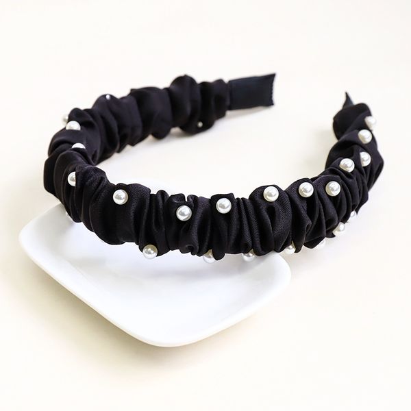 fashion pearl hairband individuality pleated headband wrinkled hair hoop bandana headbands female hairs accessories, Silver
fashion pearl hairband individuality pleated headband wrinkled hair hoop bandana headbands female hairs accessories, Silver