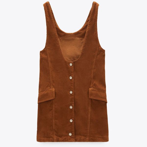 dresses vintage corduroy wide straps women sleeveless button short office es woman fashion winter elegant vestido, Black;gray
dresses vintage corduroy wide straps women sleeveless button short office es woman fashion winter elegant vestido, Black;gray