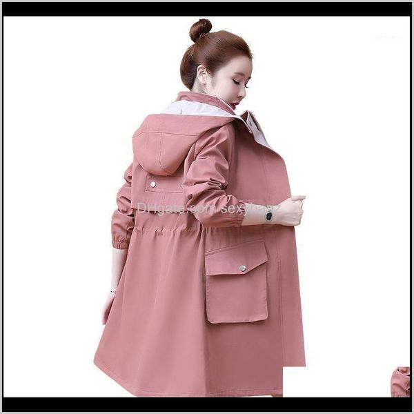 outerwear & coats womens clothing apparel drop delivery 2021 windbreaker woman mid-length spring autumn ladies korean fashion slim hooded wa, Tan;black
outerwear & coats womens clothing apparel drop delivery 2021 windbreaker woman mid-length spring autumn ladies korean fashion slim hooded wa, Tan;black