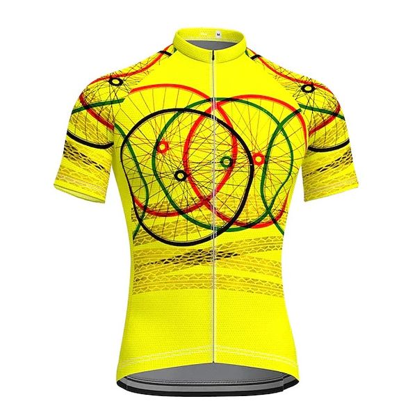 2021 Men's Short Sleeve Cycling Jersey Summer Spandex Polyester Blue Yellow Blushing Pink Top Mountain Bike MTB Road, Short jersey 1
2021 Men's Short Sleeve Cycling Jersey Summer Spandex Polyester Blue Yellow Blushing Pink Top Mountain Bike MTB Road, Short jersey 1