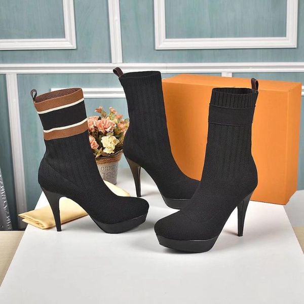 boots plus size 42 sell women's shoes outdoor handmade sock winter high heels classic soft ankle with platform, Black
boots plus size 42 sell women's shoes outdoor handmade sock winter high heels classic soft ankle with platform, Black