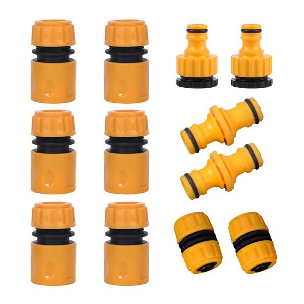 pack plastic garden hose tap connector kit for join pipe accessories outdoor watering equipments
pack plastic garden hose tap connector kit for join pipe accessories outdoor watering equipments