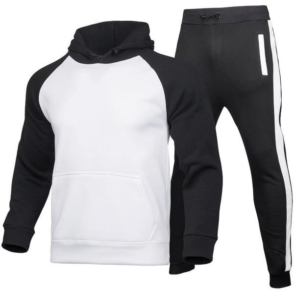 jogging clothing autunno europeo cuciture set di sport patchwork felpe da uomo pantaloni moda casual 2 pezzi tute, Black;red
jogging clothing autunno europeo cuciture set di sport patchwork felpe da uomo pantaloni moda casual 2 pezzi tute, Black;red