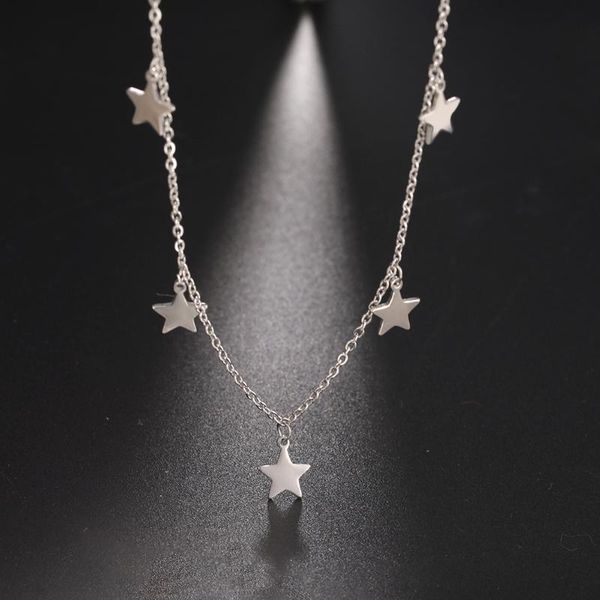 skyrim fashion star choker necklace women girls stainless steel pentagon-star chain necklaces neck 2021 jewelry chains, Silver
skyrim fashion star choker necklace women girls stainless steel pentagon-star chain necklaces neck 2021 jewelry chains, Silver