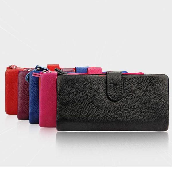 wallets retro cowhide wallet female long simple and fashionable small 2021 multi-function hand coin purse1, Red;black
wallets retro cowhide wallet female long simple and fashionable small 2021 multi-function hand coin purse1, Red;black