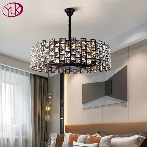 black modern crystal chandelier for living room luxury round lamp home decoration chain led cristal lighting fixtures chandeliers
black modern crystal chandelier for living room luxury round lamp home decoration chain led cristal lighting fixtures chandeliers