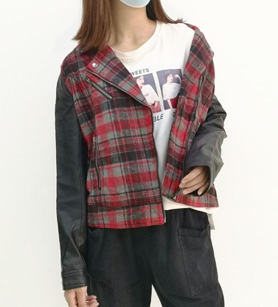 women's jackets foreign trade single autumn and winter short jacket plus size ladies, Black;brown
women's jackets foreign trade single autumn and winter short jacket plus size ladies, Black;brown