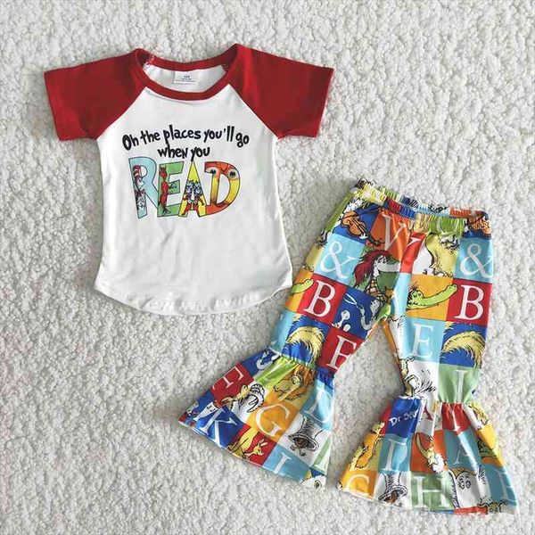 girl short sleeve outfits fashion stitching and bells set toddler cute cartoon pattern clothing suit, White
girl short sleeve outfits fashion stitching and bells set toddler cute cartoon pattern clothing suit, White