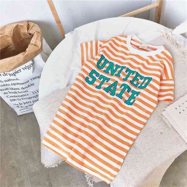 gooporson summer girls dress letter stripes short sleeve princess dress fashion korean shirt-dress vestidos little kids costume 210715, Red;yellow
gooporson summer girls dress letter stripes short sleeve princess dress fashion korean shirt-dress vestidos little kids costume 210715, Red;yellow