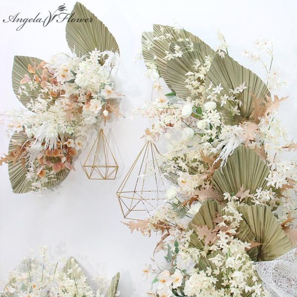 decorative flowers & wreaths flower row rose mix dried fan leaf pampas grass wedding arrangement backdrop decor party stage store window dis
decorative flowers & wreaths flower row rose mix dried fan leaf pampas grass wedding arrangement backdrop decor party stage store window dis