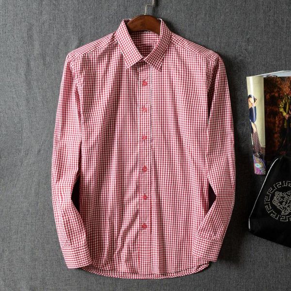 men's casual shirts mens male shirt long sleeve dress 100% cotton hombre plaid, White;black
men's casual shirts mens male shirt long sleeve dress 100% cotton hombre plaid, White;black