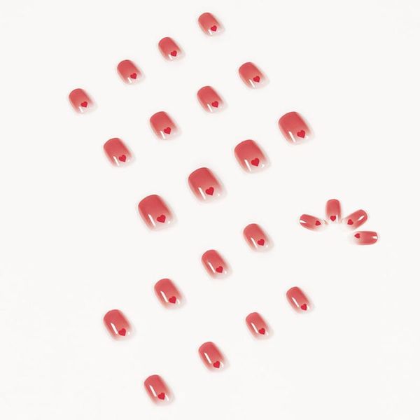false nails 24pcs red heart shape wear short paragraph fashion manicure patch save time wearable nail mpwell, Red;gold
false nails 24pcs red heart shape wear short paragraph fashion manicure patch save time wearable nail mpwell, Red;gold