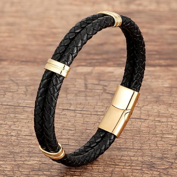 charm genuine leather couple bracelets stainless steel accessories handmade jewelry rope bracelet lovers gifts for women, Golden;silver
charm genuine leather couple bracelets stainless steel accessories handmade jewelry rope bracelet lovers gifts for women, Golden;silver