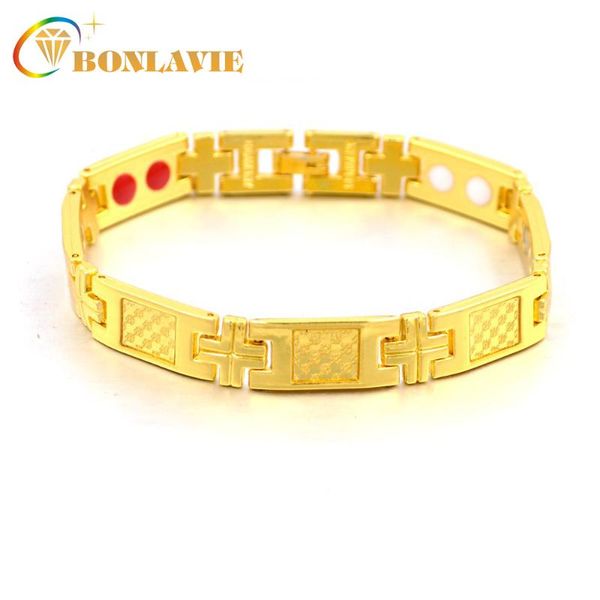 trendy men magnetic bracelet jewelry male wristband charm copper bracelets & bangles gold color fashion for link, chain, Black
trendy men magnetic bracelet jewelry male wristband charm copper bracelets & bangles gold color fashion for link, chain, Black