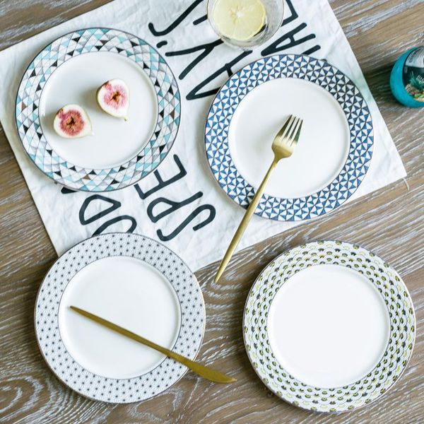 dishes & plates kitchen ceramic dinner plate steak western dish 8-inch household pasta
dishes & plates kitchen ceramic dinner plate steak western dish 8-inch household pasta