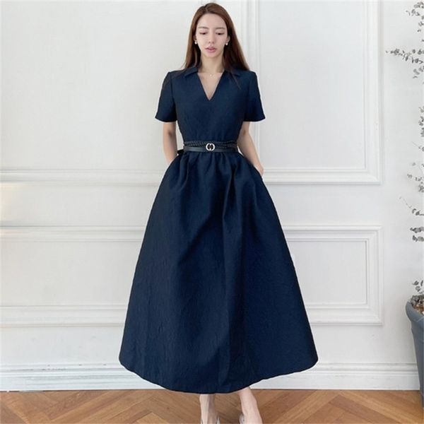 women elegant office ladies ol work maxi dress vestidos retro fashion short sleeve high waist big swing with belt 210519, Black;gray
women elegant office ladies ol work maxi dress vestidos retro fashion short sleeve high waist big swing with belt 210519, Black;gray