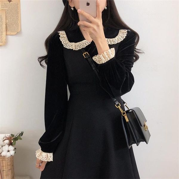 women's blouses & shirts 2021 autumn black suede blouse lace lapel long-sleeved, White
women's blouses & shirts 2021 autumn black suede blouse lace lapel long-sleeved, White