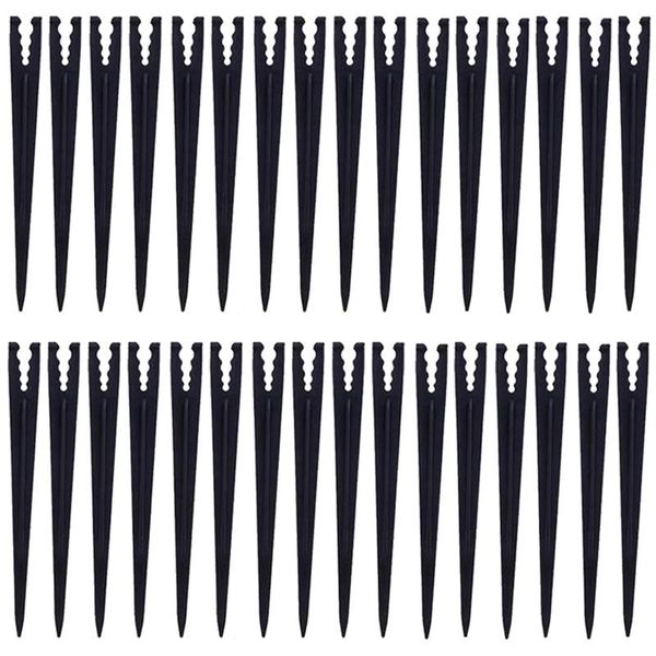 watering equipments 200 pcs plastic irrigation drip support pile for 1/4 inch tubing hose 4/7 or 3/5