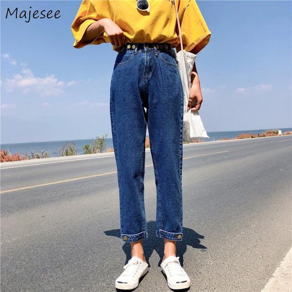 jeans women ankle-length korean fashion high waist trousers causal womens streetwear bf vintage harajuku females soft women's, Blue
jeans women ankle-length korean fashion high waist trousers causal womens streetwear bf vintage harajuku females soft women's, Blue
