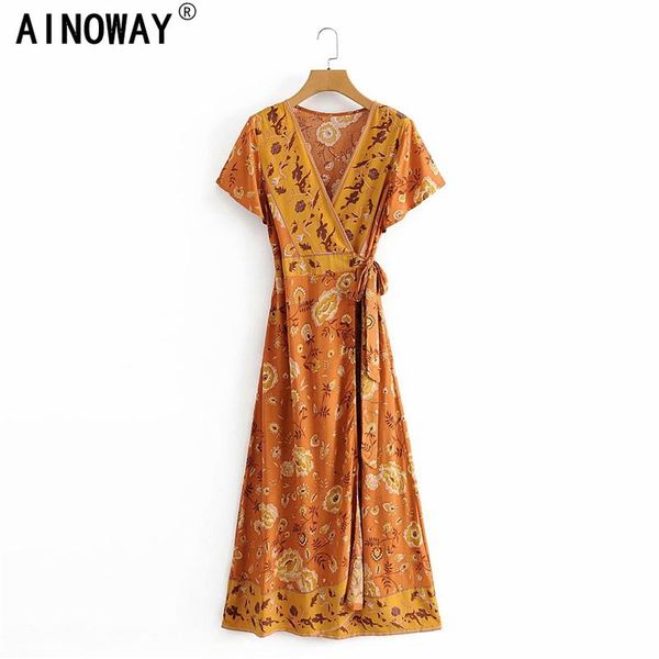 vintage chic women cross v-neck floral print beach bohemian maxi dress ladies long sleeve summer boho vestidos casual dresses, Black;gray
vintage chic women cross v-neck floral print beach bohemian maxi dress ladies long sleeve summer boho vestidos casual dresses, Black;gray