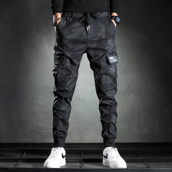 trousers for men sweatpants camouflage casual streetwear stretch harem pants multi-pocket decoration ankle tied oversized men's, Black
trousers for men sweatpants camouflage casual streetwear stretch harem pants multi-pocket decoration ankle tied oversized men's, Black