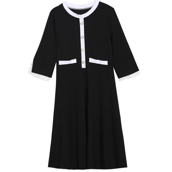 office lady long-sleeved vestido festa spring fall style women dress plus size midi black elegant robe pull casual dresses, Black;gray
office lady long-sleeved vestido festa spring fall style women dress plus size midi black elegant robe pull casual dresses, Black;gray