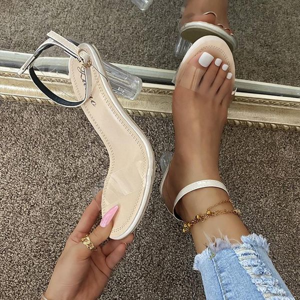 dress shoes lady open toe party women sandals high heels transparent pumps pvc casual ankle buckle footwear, Black
dress shoes lady open toe party women sandals high heels transparent pumps pvc casual ankle buckle footwear, Black