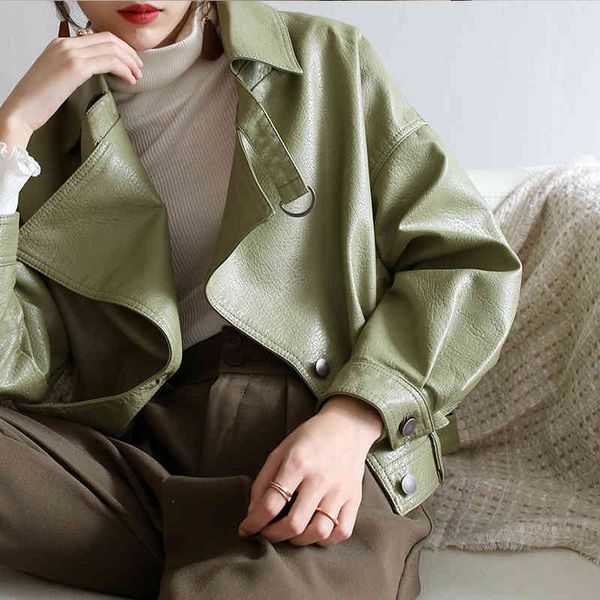 fitaylor loose pu batwing sleeve vintage jacket street casual outwear ladies biker leather coat multicolor 200917, Black
fitaylor loose pu batwing sleeve vintage jacket street casual outwear ladies biker leather coat multicolor 200917, Black