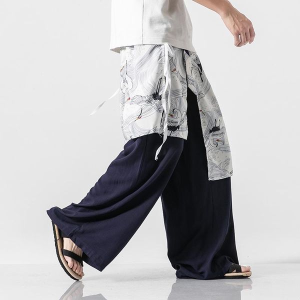men's pants 2021 men casual loose drop crotch wide-leg joggings trousers male summer plus size m-5xl, Black
men's pants 2021 men casual loose drop crotch wide-leg joggings trousers male summer plus size m-5xl, Black