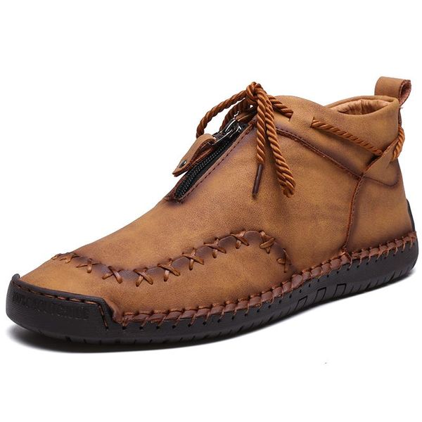 boots men's comfortable winter men shoes warm leather ankle handmade retro lace-up man footwear outdoor 39-48, Black
boots men's comfortable winter men shoes warm leather ankle handmade retro lace-up man footwear outdoor 39-48, Black