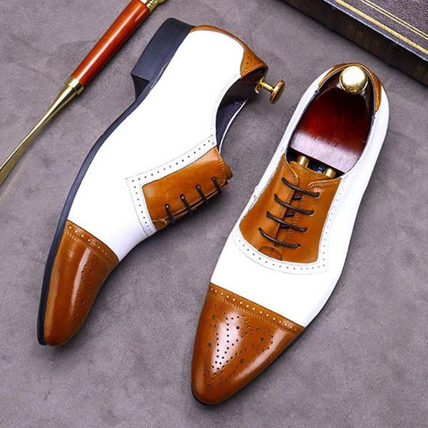 dress shoes 2021 men brand marry genuine cow leather business matching oxford for white wedding flats big size 11, Black
dress shoes 2021 men brand marry genuine cow leather business matching oxford for white wedding flats big size 11, Black