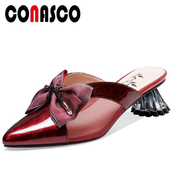 women sandals pumps genuine leather slippers fashion butterfly-knot mules summer mesh high heels casual shoes woman, Black
women sandals pumps genuine leather slippers fashion butterfly-knot mules summer mesh high heels casual shoes woman, Black