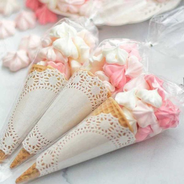 gift wrap 50pcs wedding clear candy cone bags for kids happy birthday party bag baby shower decoration supplies
gift wrap 50pcs wedding clear candy cone bags for kids happy birthday party bag baby shower decoration supplies
