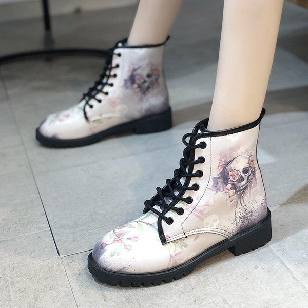 boots women ankle low heels shoes woman vintage pu leather autumn warm winter skull pattern motorcycle large size 35-43, Black
boots women ankle low heels shoes woman vintage pu leather autumn warm winter skull pattern motorcycle large size 35-43, Black