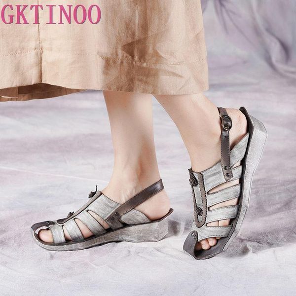 dress shoes gktinoo summer genuine leather flat shoe women's retro comfortable personality casual sandals women handmade gladiator, Black
dress shoes gktinoo summer genuine leather flat shoe women's retro comfortable personality casual sandals women handmade gladiator, Black