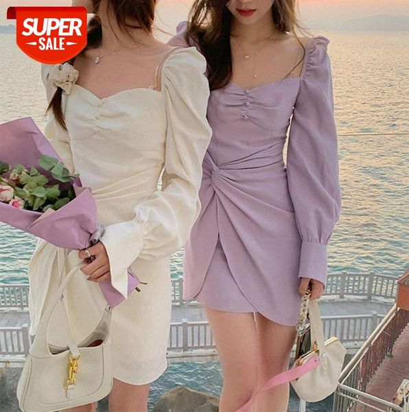 french fashion sweet platycodon first love super fairy sen style bag hip puff sleeve dress #cx7m, Black;gray
french fashion sweet platycodon first love super fairy sen style bag hip puff sleeve dress #cx7m, Black;gray