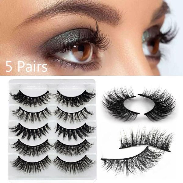 false eyelashes 5pairs 3d mink lashes natural dramatic volume fake makeup eyelash extension silk
false eyelashes 5pairs 3d mink lashes natural dramatic volume fake makeup eyelash extension silk