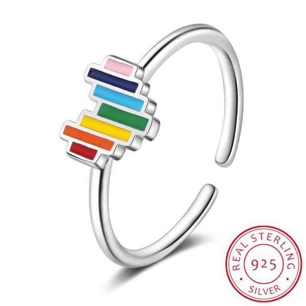 cluster rings genuine 925 sterling silver minimalist ring for women wedding rainbow heart fine jewelry cute valentine's day gift, Golden;silver
cluster rings genuine 925 sterling silver minimalist ring for women wedding rainbow heart fine jewelry cute valentine's day gift, Golden;silver