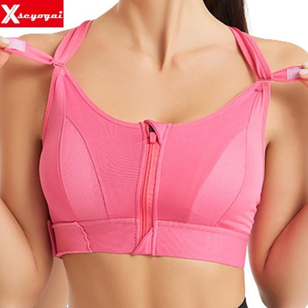yoga outfit women's sports bra gathered without steel ring adjustable belt front zipper running vest shockproof underwear plus size
yoga outfit women's sports bra gathered without steel ring adjustable belt front zipper running vest shockproof underwear plus size