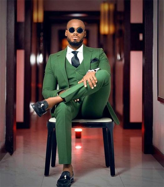 men's suits & blazers 2021 green business men blazer 3 piece beach groomsmen tuxedos for wedding formal prom suit (jacket+pants+vest) c, White;black
men's suits & blazers 2021 green business men blazer 3 piece beach groomsmen tuxedos for wedding formal prom suit (jacket+pants+vest) c, White;black