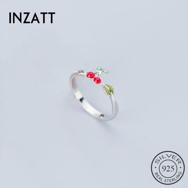cluster rings inzareal 925 sterling silver fruit cherry adjustable ring for women party fine jewelry minimalist cute accessories, Golden;silver
cluster rings inzareal 925 sterling silver fruit cherry adjustable ring for women party fine jewelry minimalist cute accessories, Golden;silver