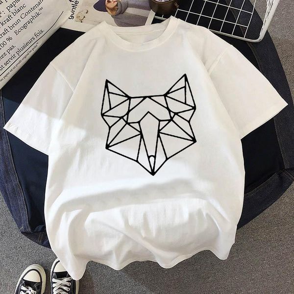 women's t-shirt geometric animals print women summer short sleeve casual o-neck tshirt harajuku lady girl tee clothes, White
women's t-shirt geometric animals print women summer short sleeve casual o-neck tshirt harajuku lady girl tee clothes, White