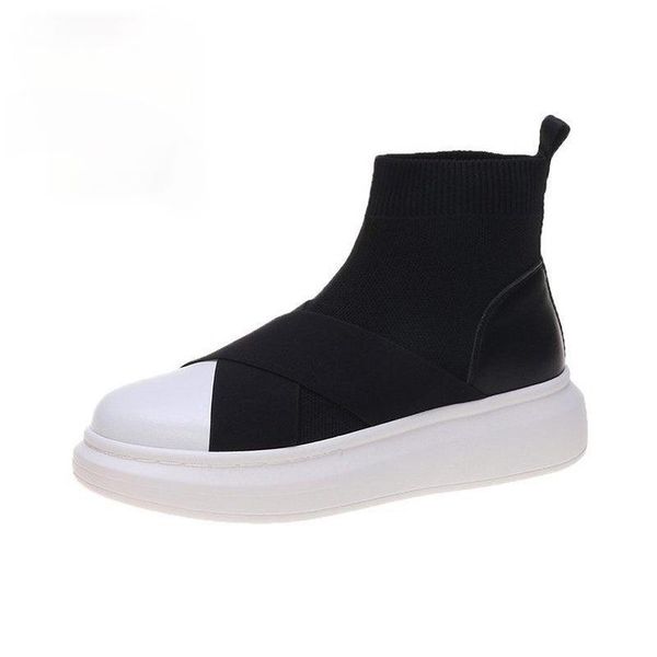 boots women's fashion vulcanize shoes sports stretch breathable solid color comfortable women flat zapatos de mujer, Black
boots women's fashion vulcanize shoes sports stretch breathable solid color comfortable women flat zapatos de mujer, Black